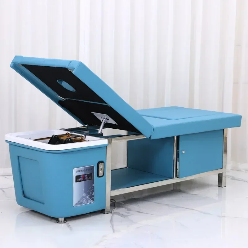 Convertible Head Spa Salon Furniture Chair Japanese Wash Hair Shampoo Chair Shaving Professional Shampoo Cadeira Nursing Thai image 4