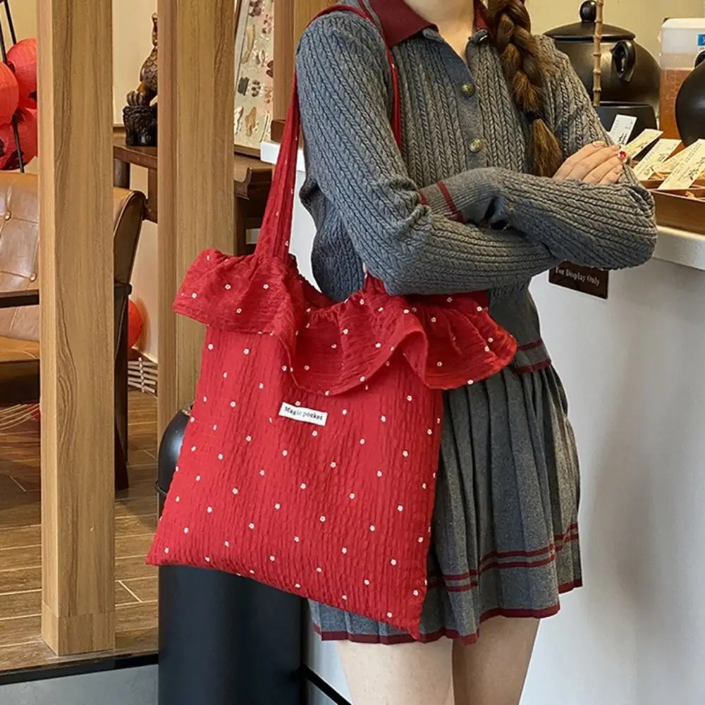 

Модная шифоновая волнистая сумка через плечо, большая вместительная дорожная сумка через плечо, портативная сетчатая сумка для женщин