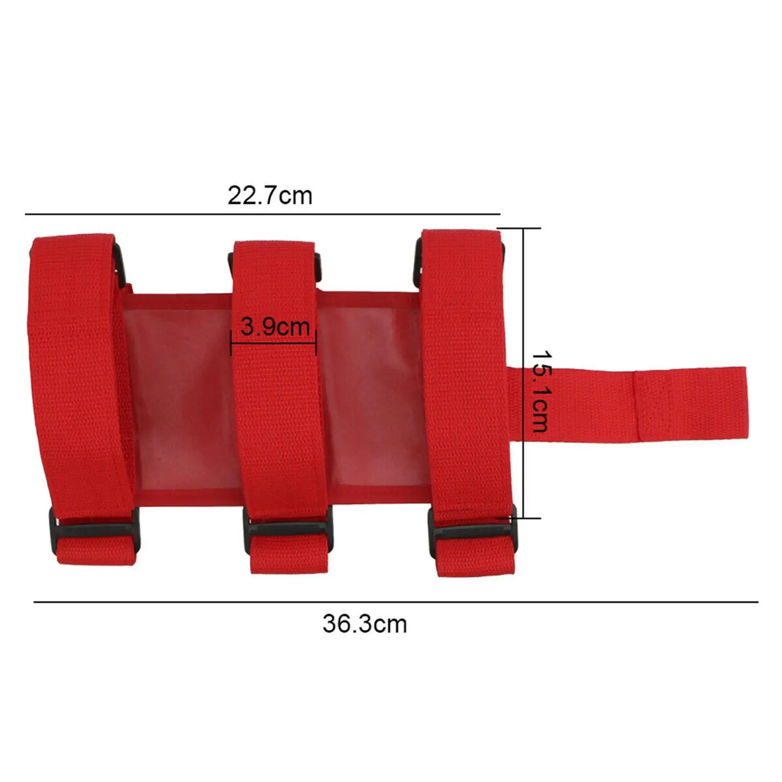 Support de barre roulante pour extincteur, support de 2,5 à 3lb, support de sangle réglable