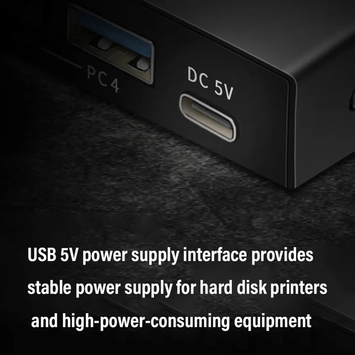 (DT37) USB 3.0 Switch KM Selector 4 Computer Laptop PC Host Sharing 4 USB Devices KVM Switcher Box Share Printer Mouse Keyboard