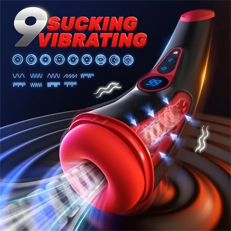Automatic Sucking Heating Vibrating Male Masturbator Cup Sex Toy for Men Penis Pump Male Masturbators Masturbation Tools 18+ view 2