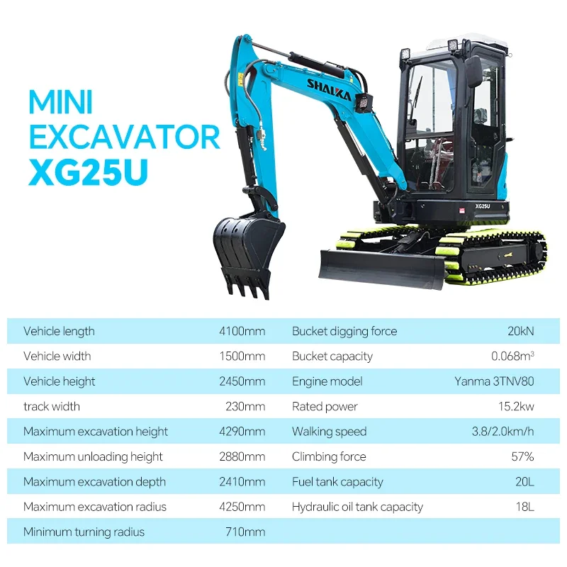 الولايات المتحدة الأمريكية المحلية التقاط 1.3 طن حفارة صغيرة حفار زاحف حفارة صغيرة الصانع الصيني EPA معتمد سعر المصنع