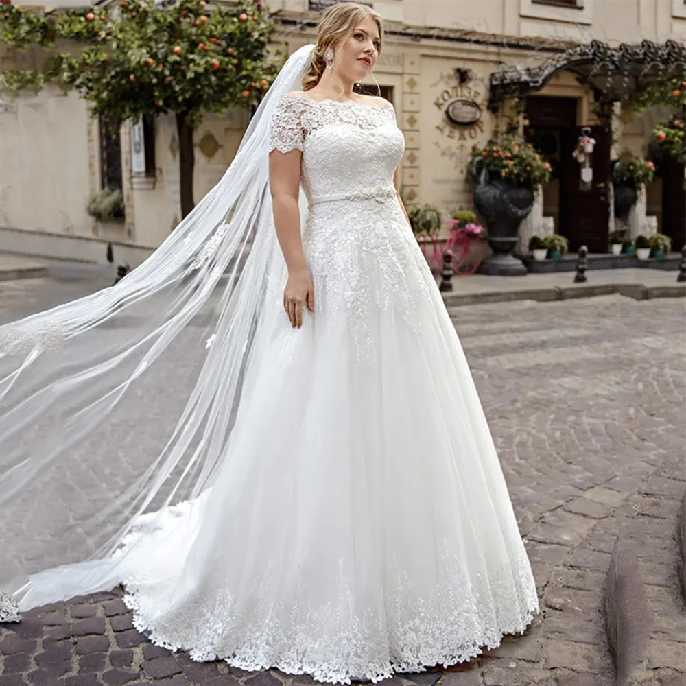 

Simple Off the Shoulder Mermaid Wedding Dresses Beautiful Sexy Lace Applique Pretty Backless Mopping Bridal Marriage Gowns 2023