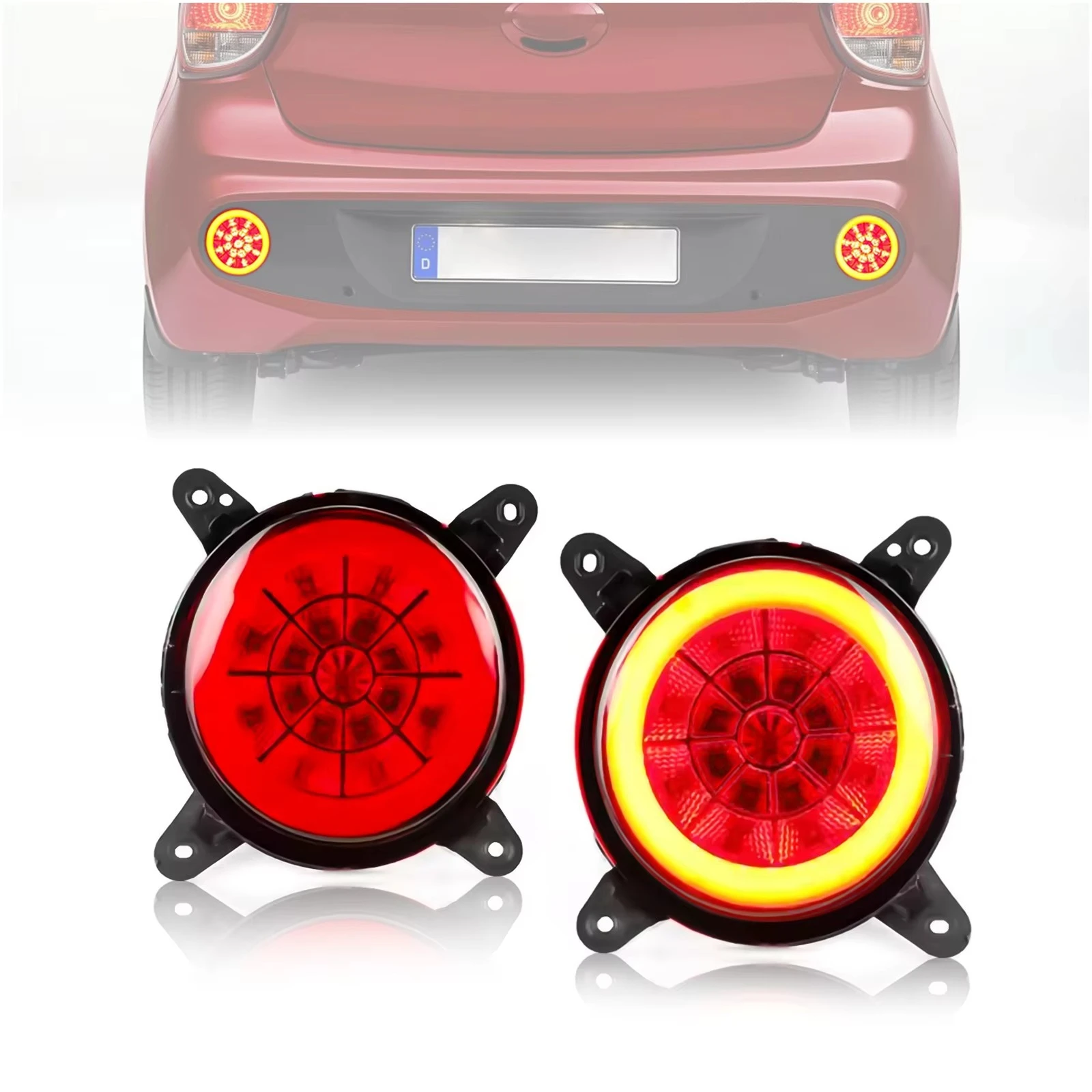 

Оптовая продажа отражателя лампы заднего бампера для Grand I 10, отражатель 2002, задние фонари, задние фонари