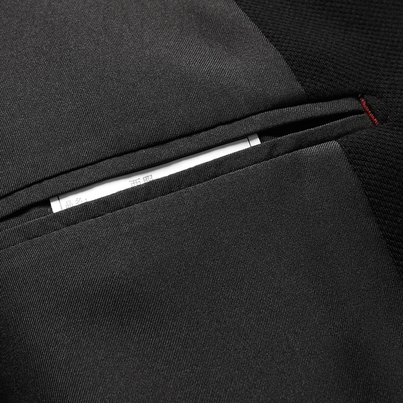 سترات رجالية من مزيج القطن المشروط مريحة غير معجزة باللون الأسود والقهوة والبني سترات بدلة خفيفة فاخرة ملابس أساسية للرجال