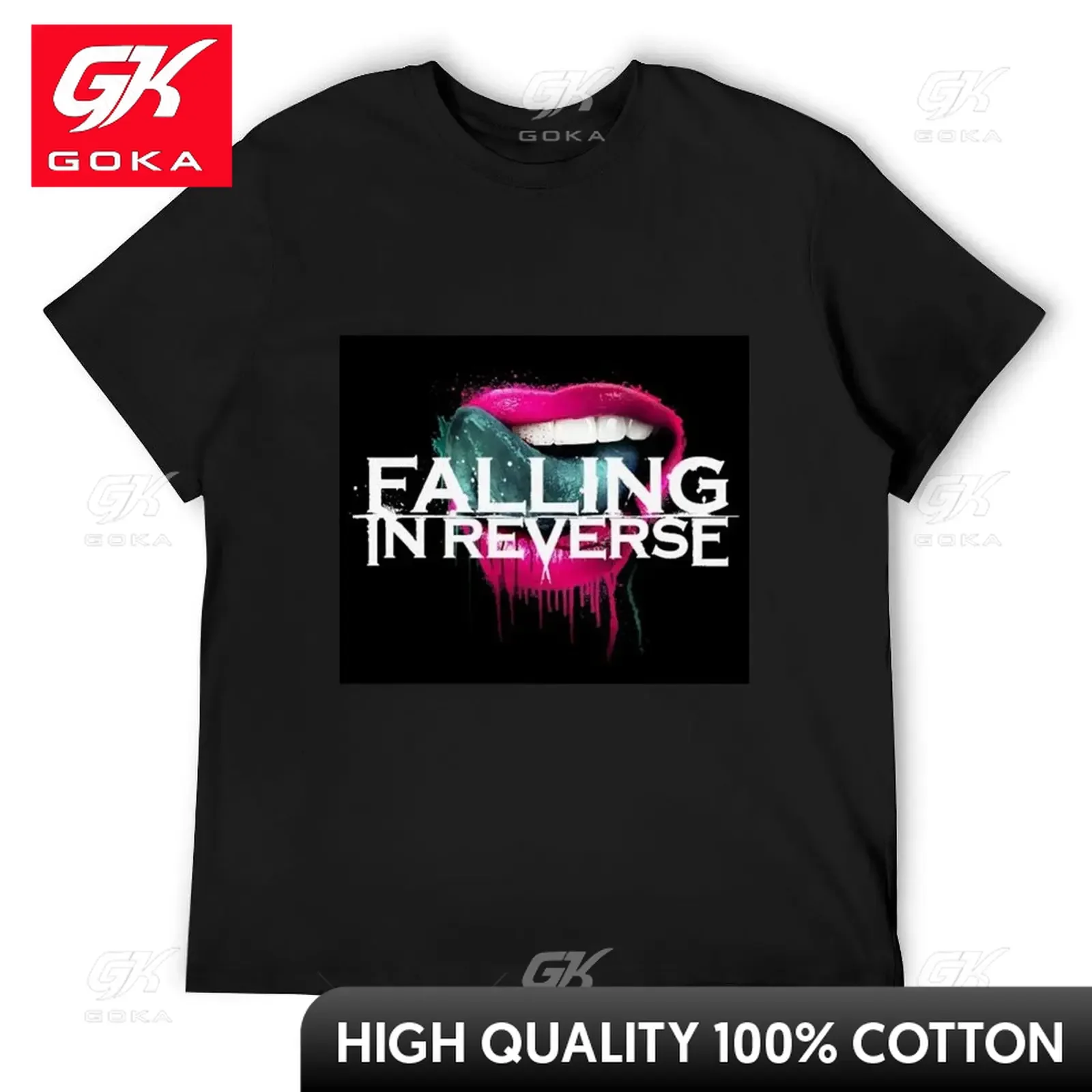 Falling in Reverse Best Seller T-Shirt Summer Tops Graphics Anime Figures Oversized T Shirt Mens Graphic T-shirts Hip Hop