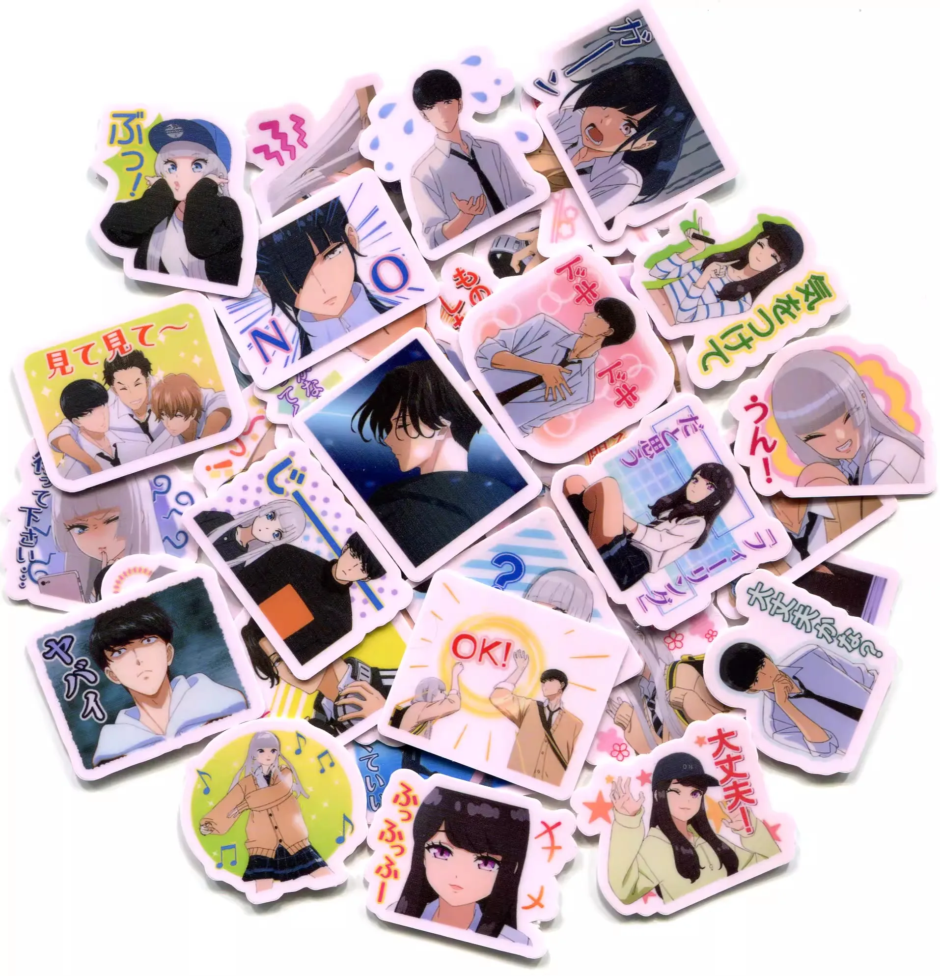 40pcs/pack WONDANCE 2-3cm waterproof sticker