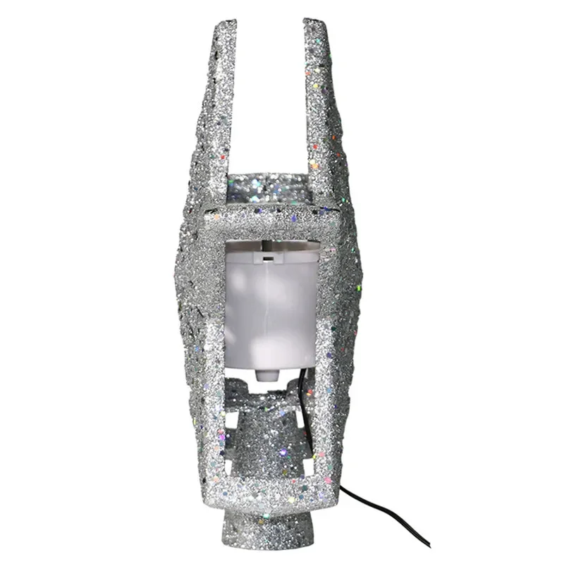 3D Hollow Star albero di natale Topper LED fiocco di neve proiettore luci decorazione LED albero Top stella lampada di proiezione lampada di natale