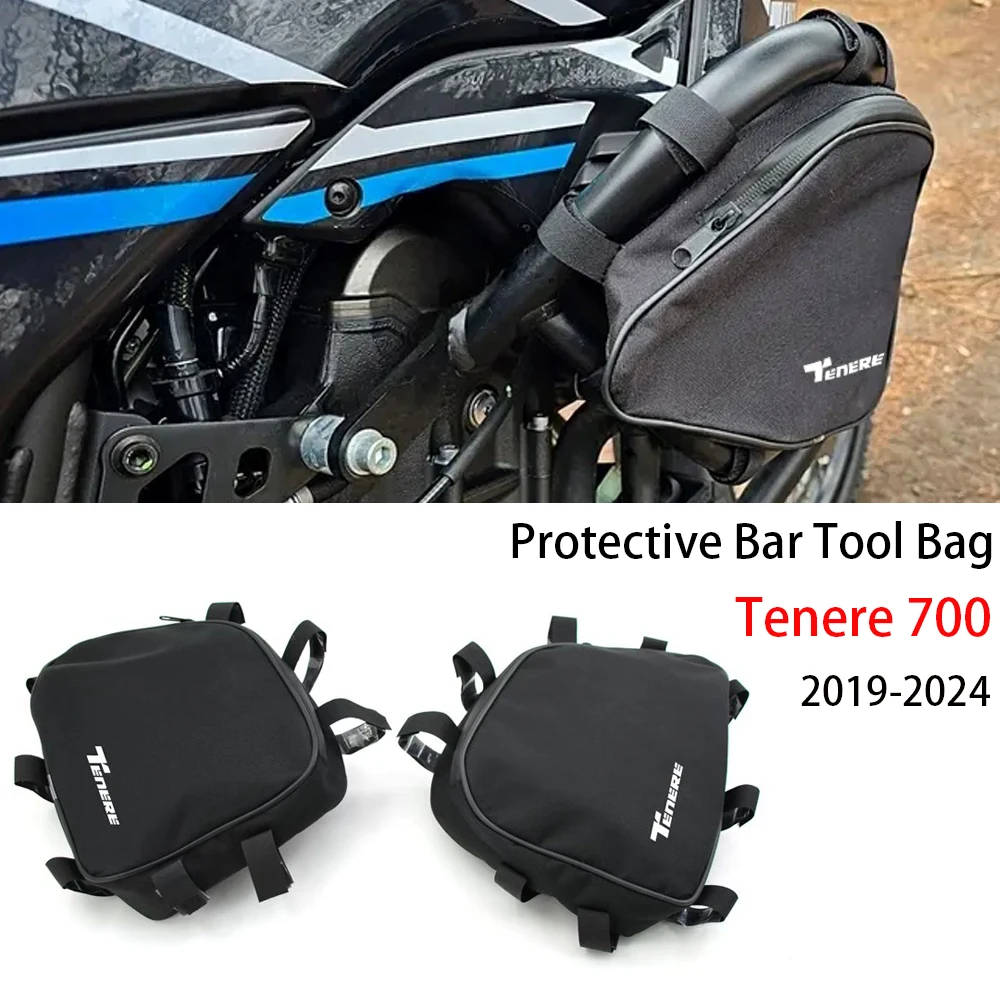 

FOR Yamaha Tenere 700 2019-2024 Original Bumper Repair Tool Placement Bag Tenere700 Frame Crash Bars Waterproof Bag