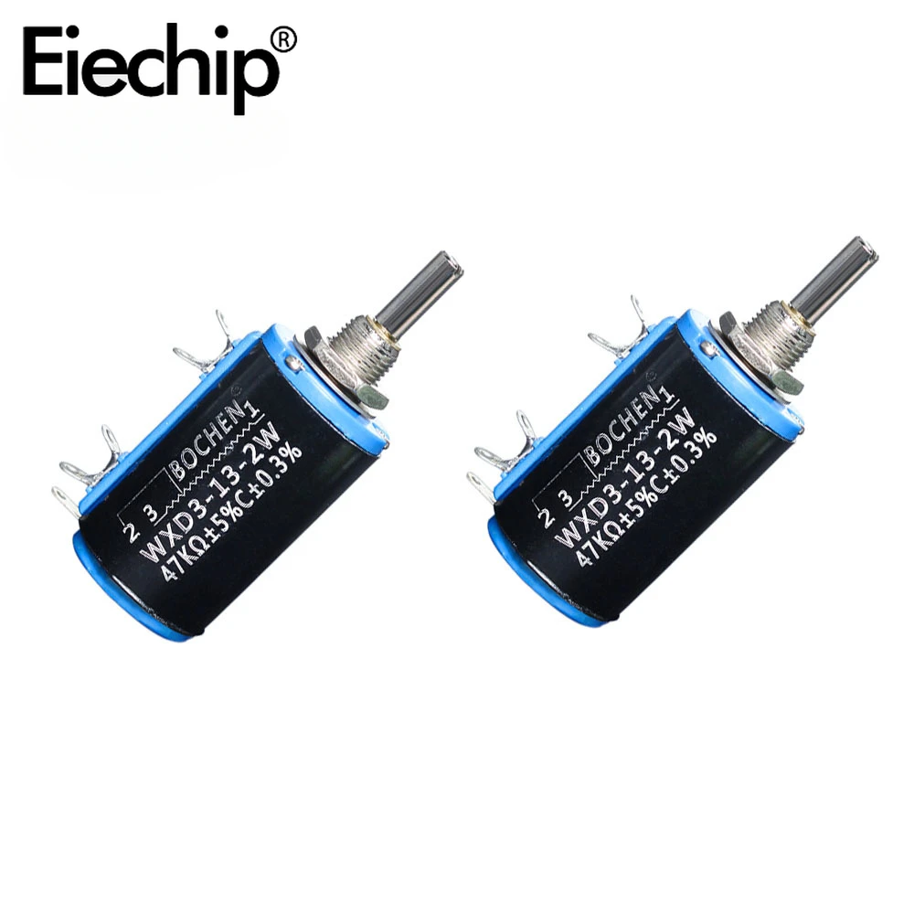 1PCS WXD3-13-2W Winding Potentiometer 100K 100R 10K 1K 220R 22K 2K2 33K 3K3 470R 47K 4K7 5K6 680R 68K 6K8 image 3