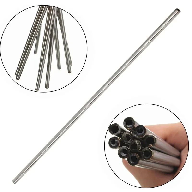 1PC 500mm Capillary Tube OD 10mm x 8mm ID, Length 0.5m 304 Stainless Steel Industrial Hollow Thin Wall Round Capillary Tube