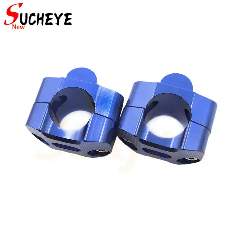 CNC Billet Handlebar Fat Bar Risers Mount Clamp Adaptor 22MM To 28MM For Pit Dirt Bike Racing Motorcycle Enduro Supermoto MX ATV
