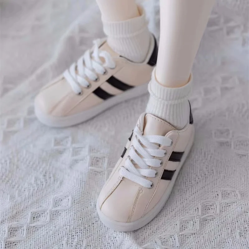 BJD/SD Doll Shoes In Stock MDD Boys 1/3 1/4 1/6 Girls Daily Exercise Simple Casual Sports Red Blue Board Shoes Doll Accessories
