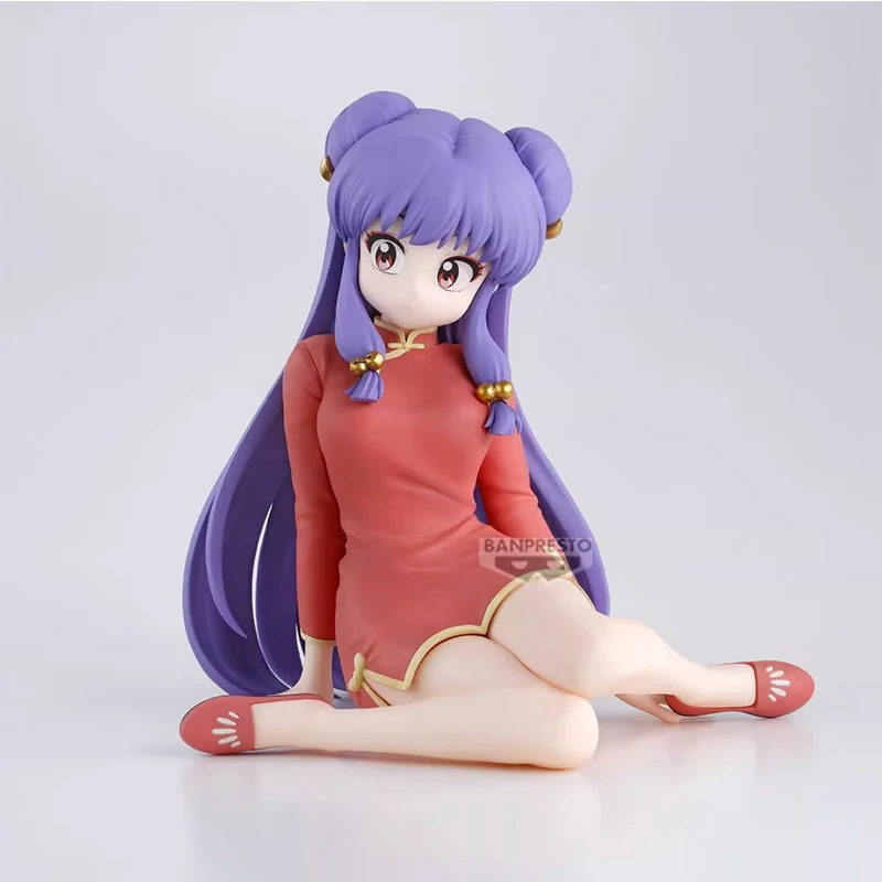 ฟิกเกอร์แท้จาก Bandai ของแท้จาก Banpresto ตัวละคร Ranma 1/2 ขนาด 13 ซม. ท่าทางนั่งทำผม ของสะสมสำหรับผู้ใหญ่ ตุ๊กตาโมเดล ของเล่น ของขวัญ