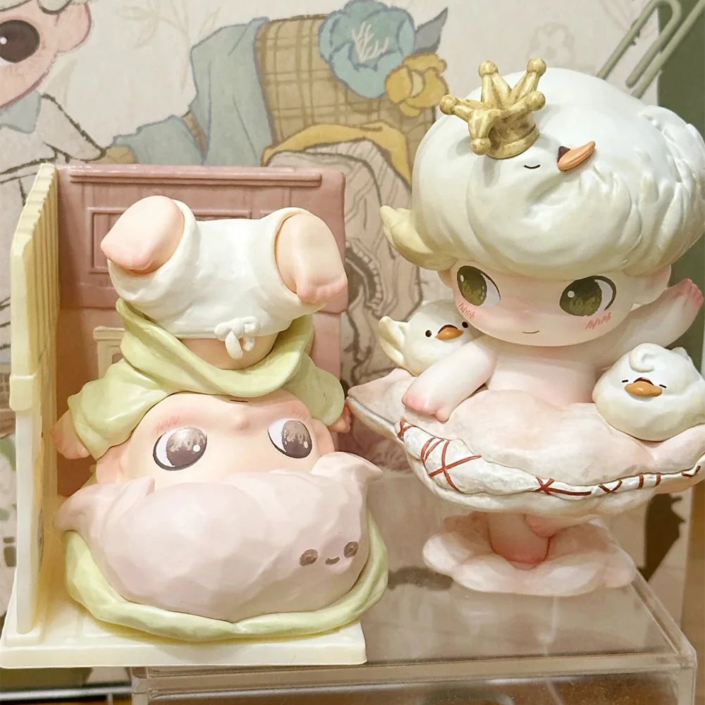 정품 디무 더 미싱 데이 시리즈 블라인드 박스 귀여운 디무 피규어 미스터리 박스 서프라이즈 데스크탑 장식 수집 모델 장난감 어린이 선물