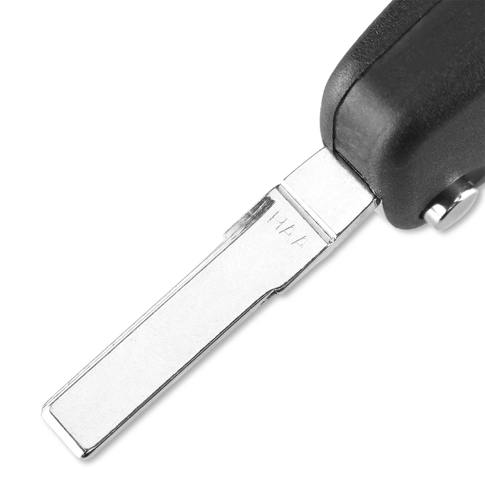 KEYYOU Replacement 3 Buttons Flip Car Key Case Shell Fob For Audi TT A4 A6 A8 Quattro With Blade CR1620