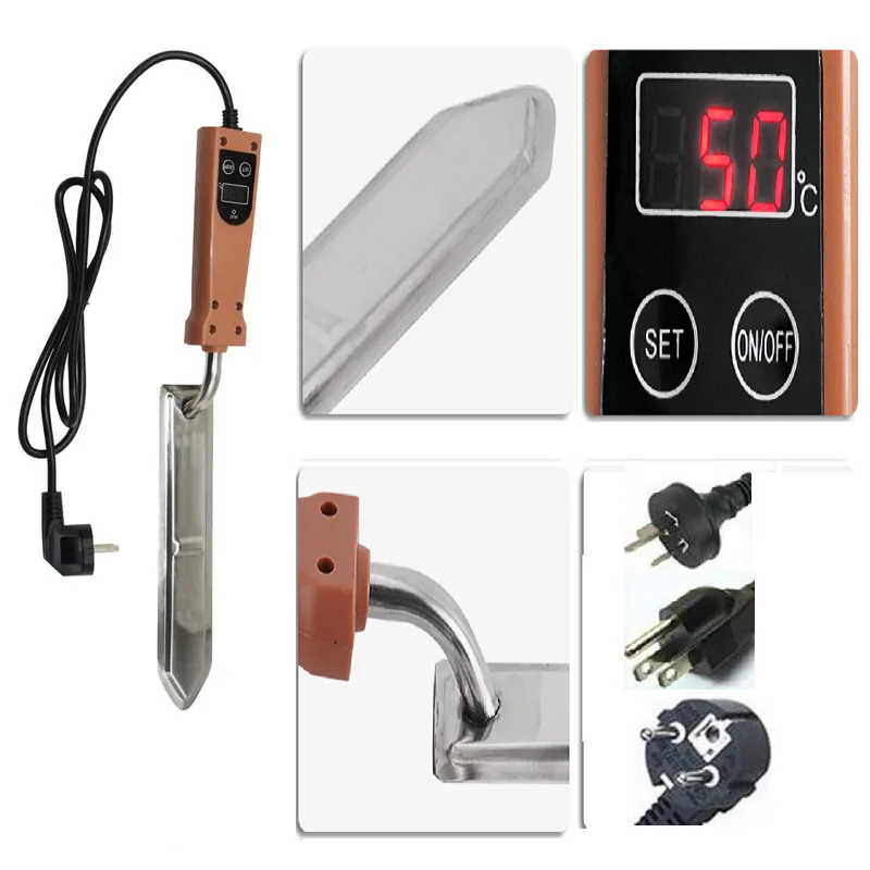 Beekeeping Electric Uncapping Honey Knife Temperature Control Honey Uncapping Knife Rapid Heating Honey Scarper Beekeeping Tools