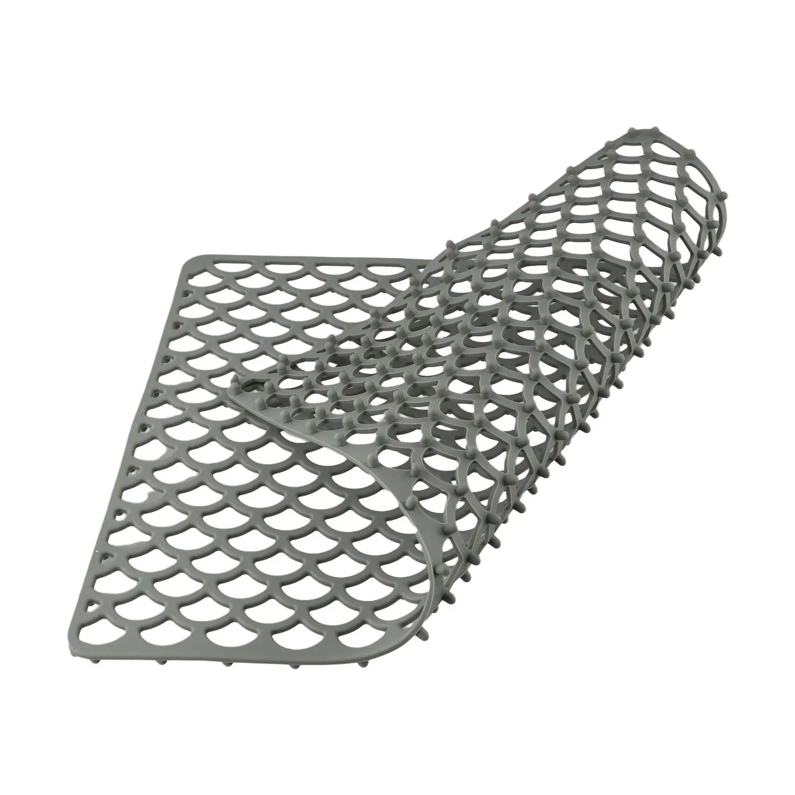 Silicone Sink Protector Mat with Anti Slip Design Reduces Noise and Protects Kitchenware Safe for Fruits and Vegetables