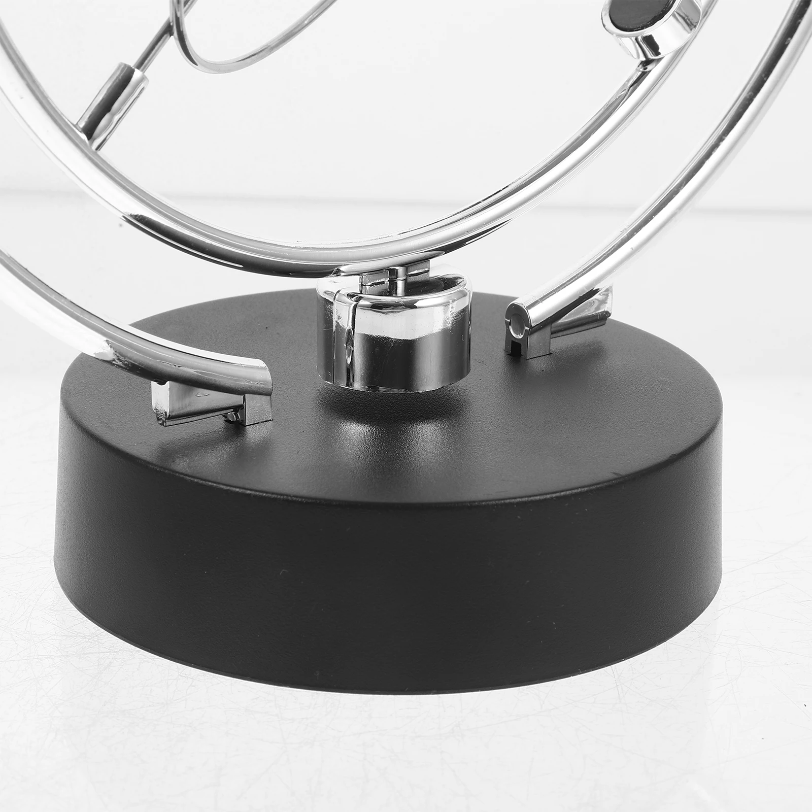 

Galaxy Rocker Plated ABS Plastic Iron Desktop Revolving Motion Instrument Science Gift for Office Home Display