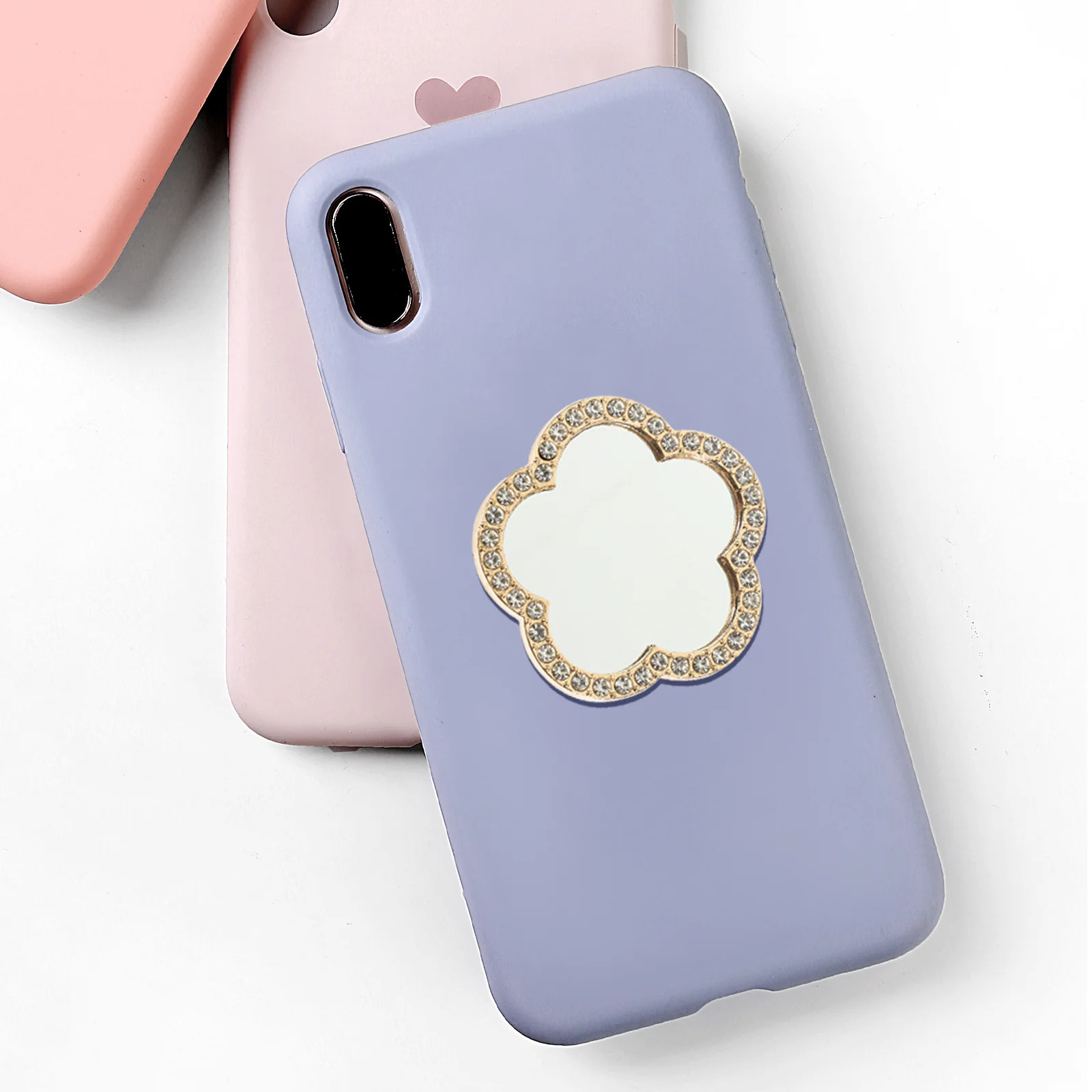 

6Pcs Phone Mirror High Definition Compact Lightweight Mini Mirror for Makeup and Grooming Live Streaming Accessory