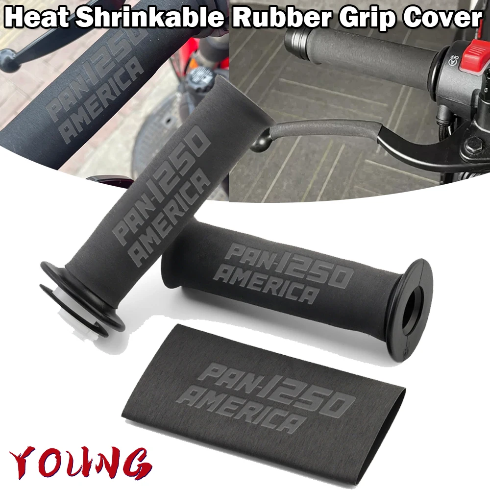 For Harley Davidson Pan America 1250 PAN1250 S All years Motorcycle Universal Rubber Handlebar Cover Heat Shrinkable Grip Glove