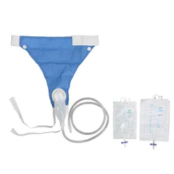 Eingestellt große Kapazität Silikon Urin Pee Halter Ventilsc halter Urinal Pee Sammler Männer Lähmung Patienten verhindert Leckagen neu