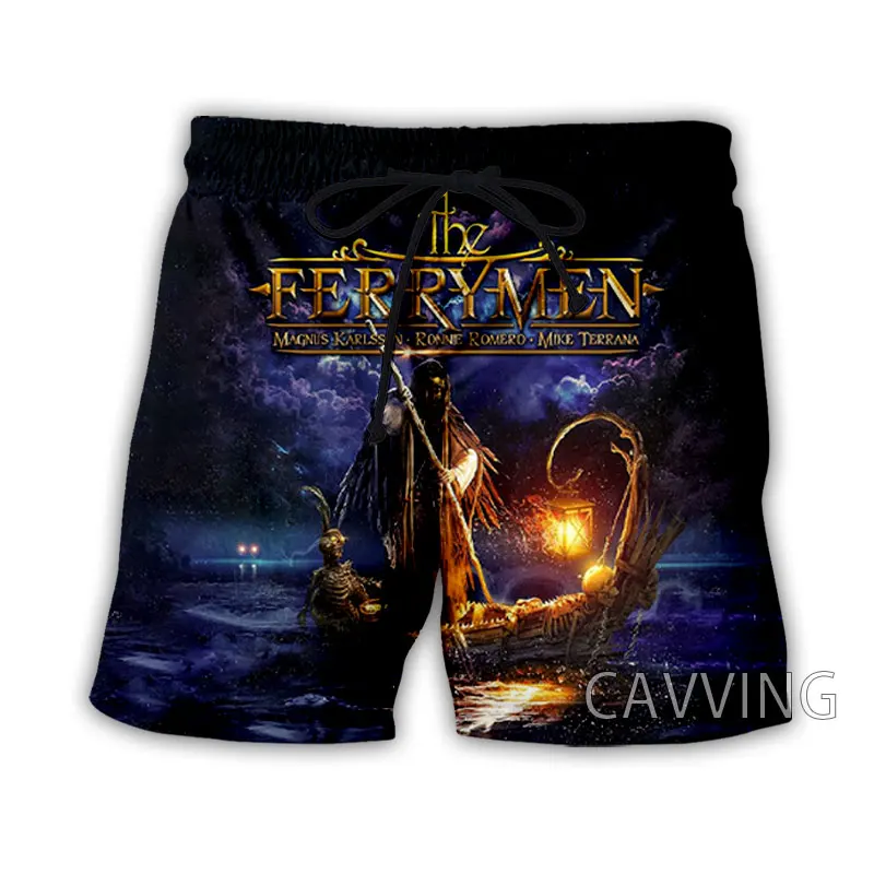 

New Fashion Women/Men's 3D Print The Ferrymen Rock Summer Beach Shorts Streetwear Men Quick Dry Vacation Casual Shorts