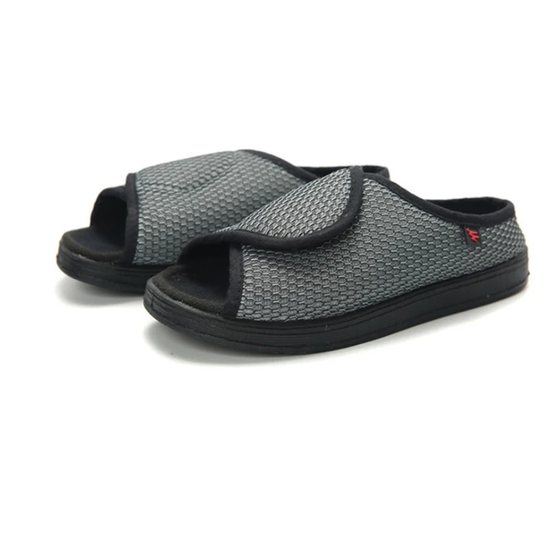 git-up-women-diabetes-slippers-adjustable-closure-memory-foam-house-shoes-open-toe-extra-wide-width-breathable-healthcare-sandal