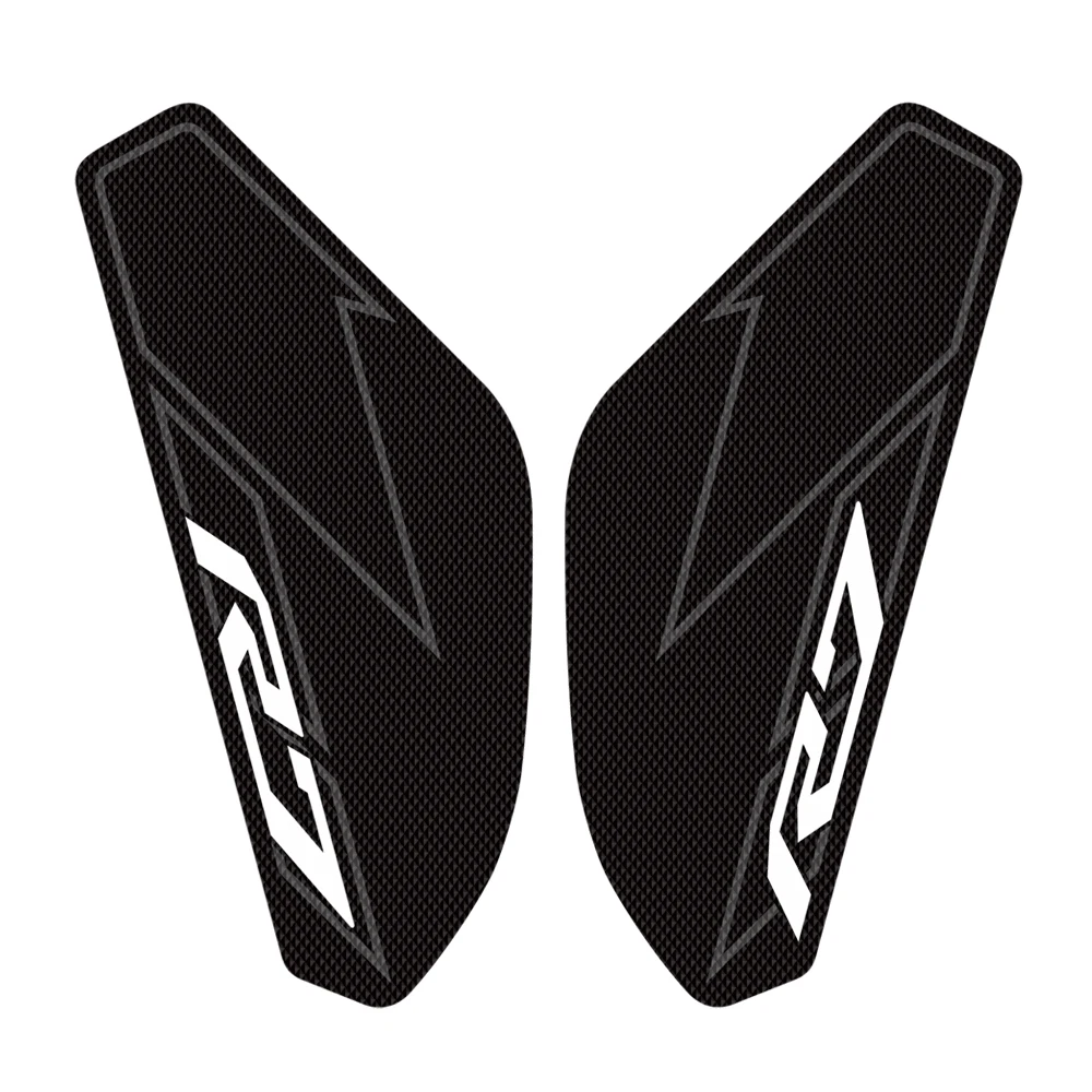 

For Yamaha R7 2020-2026 motorcycle modification anti slip side fuel tank pad knee pad decorative leather sticker