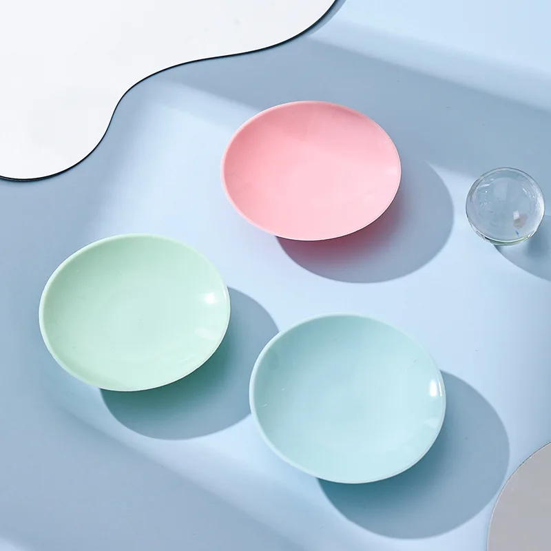 Double Sided Baby Feeding Anti-slip Pads  Strong Suction Cup Tableware Children Silicone Dish Cup Sucker Mats Coasters