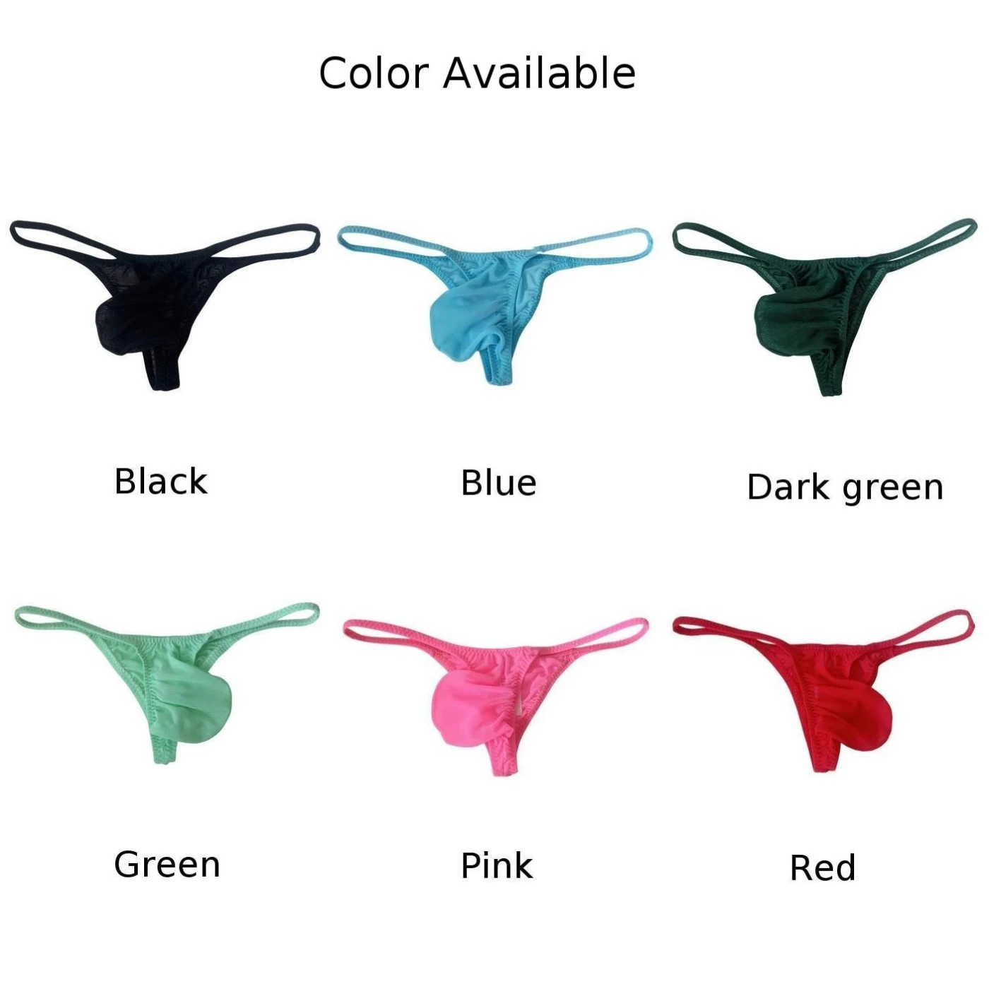 Sexy Mens Panties Mesh Lingerie See Through Thongs Bulge Pouch T-Back Breathable Briefs Low Rise Underwear Elastic Underpants