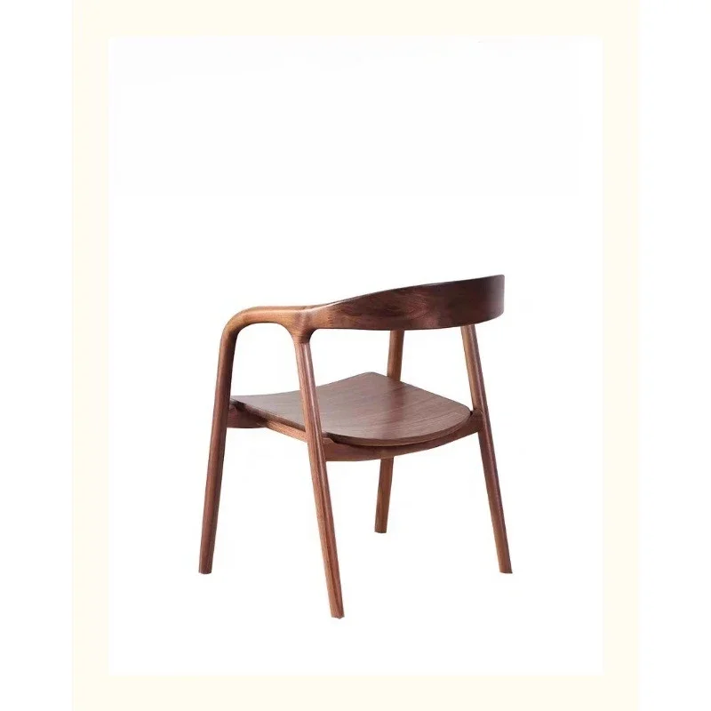 North America imported FAS black walnut dining chair solid wood dining table and chair combination solid wood chair