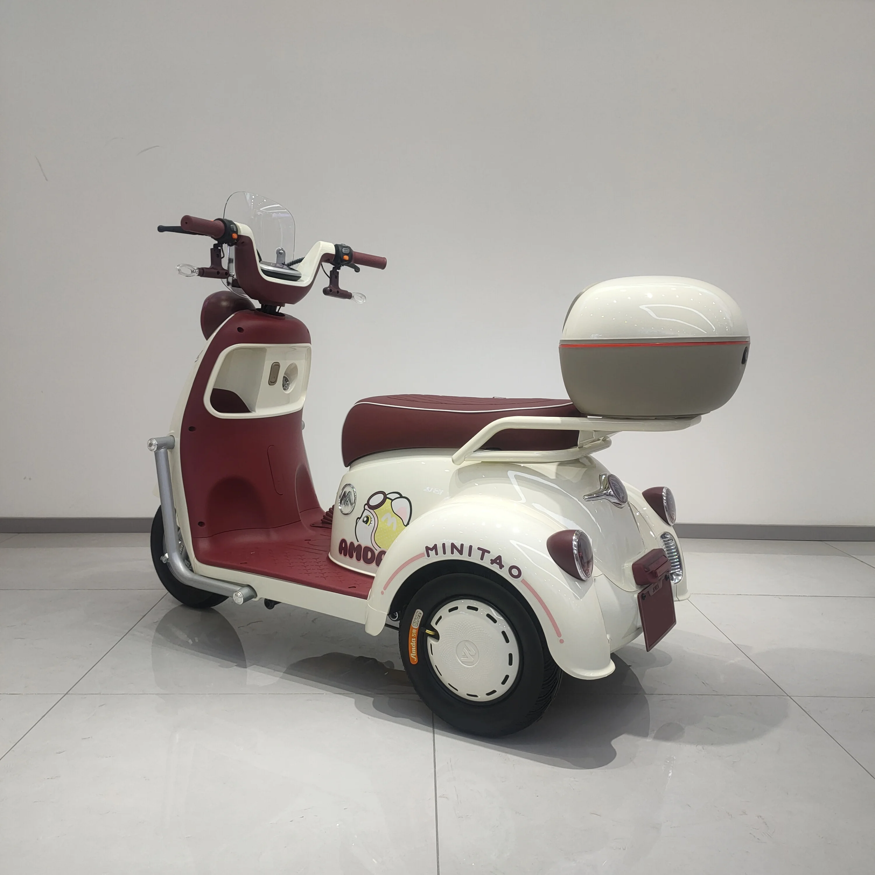 Factory Wholesale 600W/800W Electric Tricycle 3-Wheel Passenger Bicycle for Adults