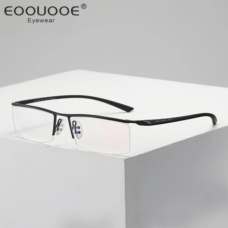 

Titanium Alloy Glasses Frame Eyeglass Frame Men's Eyewear Prescription Glasses Women 8189 Oculos De Grau