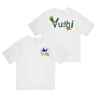 NCTWISH Album Graffiti Print Cotton Short Sleeve T-Shirt Unisex Standard Fit round Neck Casual Wear Summer Collection 5