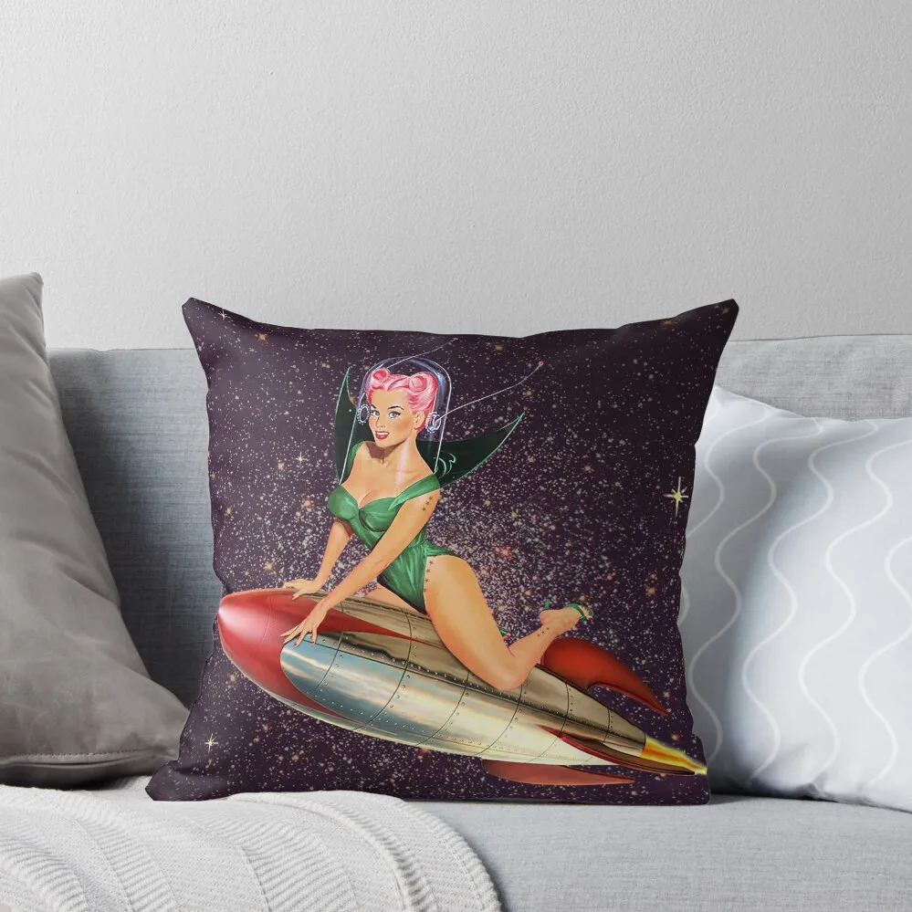 

Space Pin-up Throw Pillow sleeping pillows Decorative Cushions Throw Pillow pillow