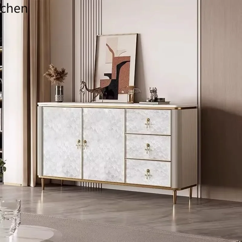 HT light luxury shell shoe cabinet household foyer porch cabinet partition cabinet modern simple