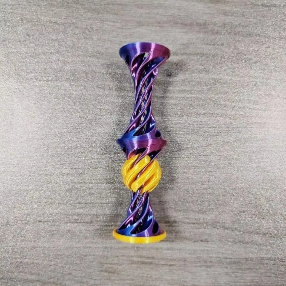 

Double Layer Impossible Pyramid Passthrough Diversification Ornament Gift 3D Printing Spiral Three-dimensional Interesting