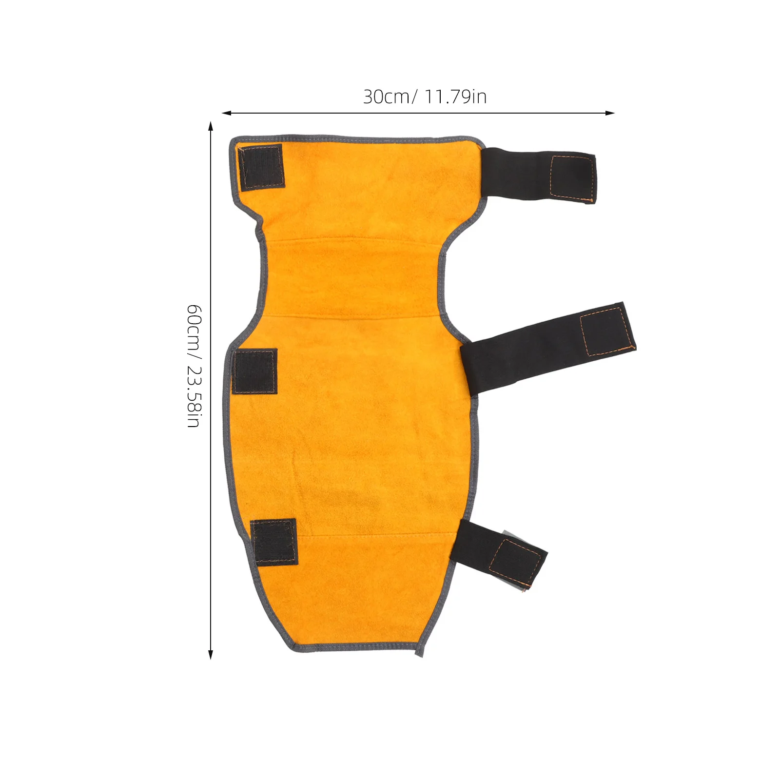 1Pair Cowhide Welding Knee Cover Thicken Pads Heat Resistant Flame Retardant Leg Protector for Electric Welding