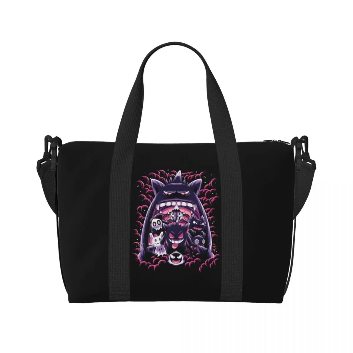 

Большая большая сумка G-Gengares на заказ, женская сумка-тоут в стиле манга для покупок, пляжная дорожная сумка для спортзала