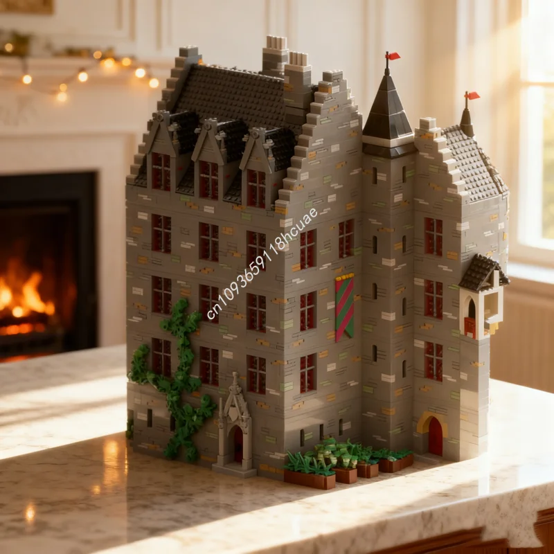 

19937pcs MOC Castle The Great Hall Part 4 Model Building Blocks Architecture Idea Creative Education Christmas Gifts Toys Brick