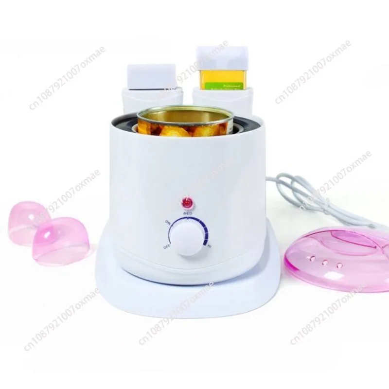 3-in-1 Dual Seat Hot Wax Machine 800ml Single Furnace Wax Melter for Hair Removal