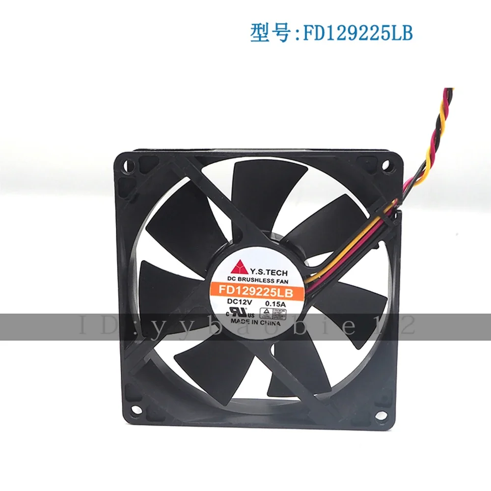 선풍기 무소음 섀시 전원 공급 장치, PWM 냉각 선풍기, FD129225LB, 9225 dc, 12V, 0.15A, 9cm, 2400RPM, 45.8CFM, 신제품