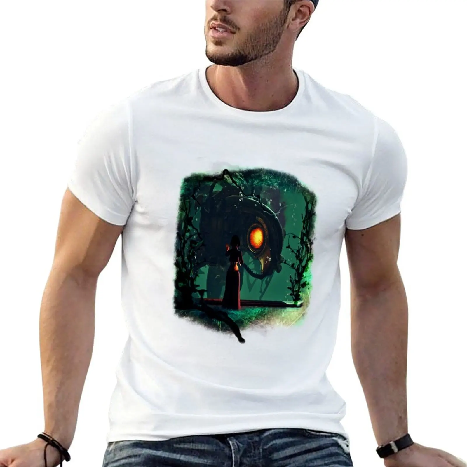 T-shirt Rapture Window pour homme, t-shirt en coton pour homme, t-shirt en coton épais, t-shirt imprimé personnalisé