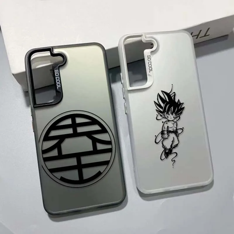 

Anime D-Dragon Ball Creative For Samsung Galaxy S25 S24 S23 S22 S21 Ultra Plus Colorful Silver Phone Case Cover
