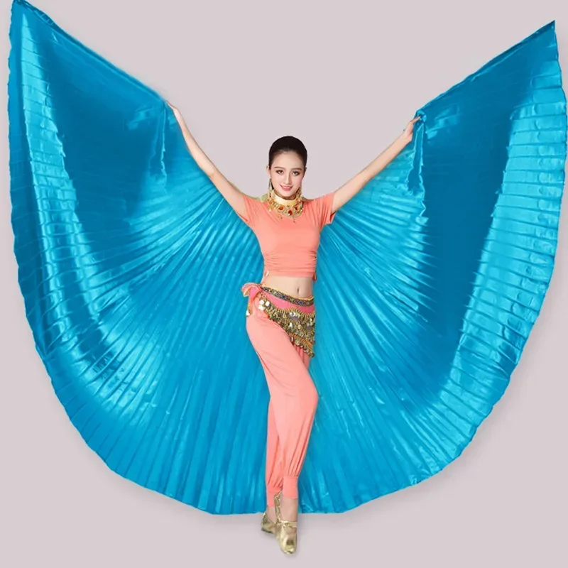 Belly Dance Wings Beautiful Belly Dance Accessories Bollywood Eastern Egypt Sticker Clothing Adult Children\'s Women\'s Gold Wings