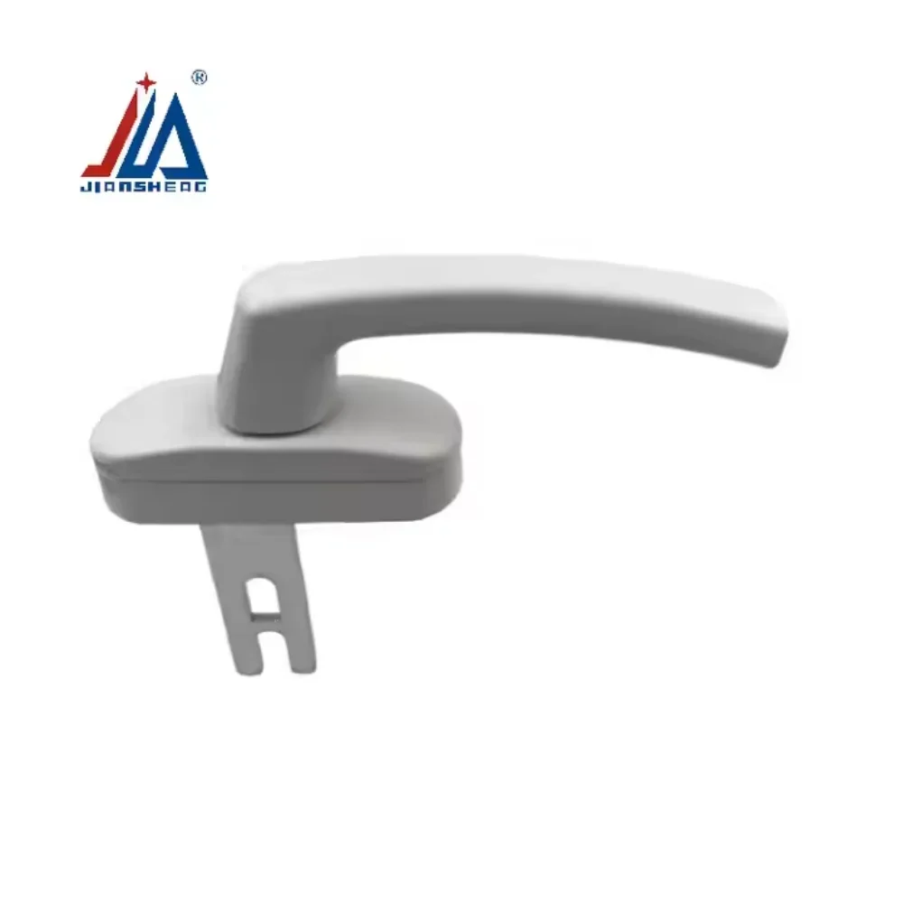 مقبض تشغيل ثنائي، مقبض قفل نافذة بابية دوارة ذو نوعية جيدة، مقبض نافذة تثقيب من الألومنيوم