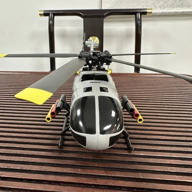 RC ERA C186S Afstandsbediening Helikopter Zes-Pass Simulatie Borstelloos Vluchtmodel BO105 Optische Stroom Positionering Jongen Speelgoed Cadeau