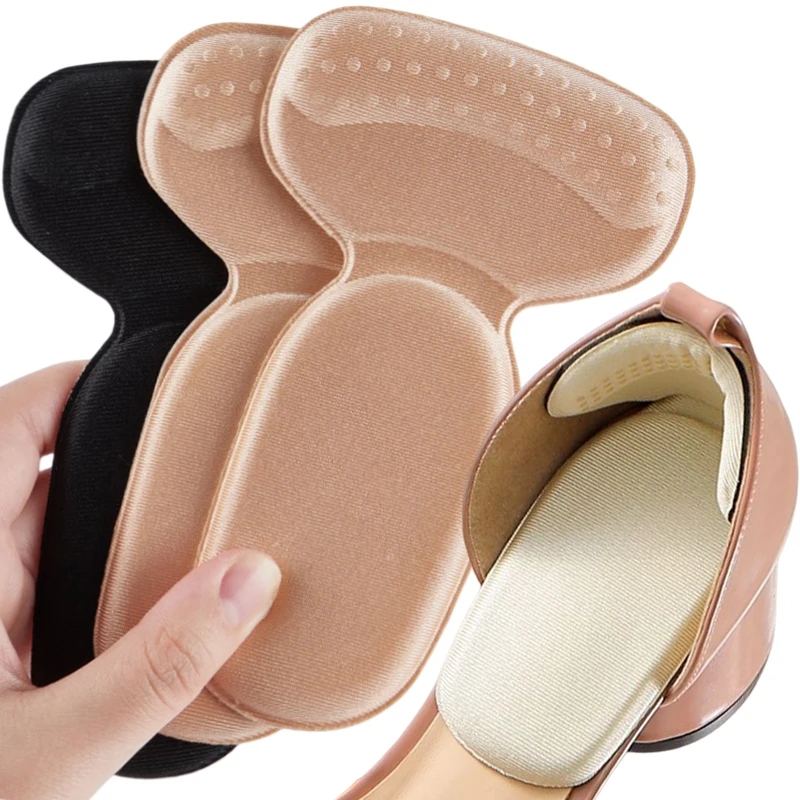 Heel Stickers Heel Protectors Sneaker Shrinking Size Insoles Anti-wear Feet Shoe Pads Adjust Size High Heel Cushion Inserts