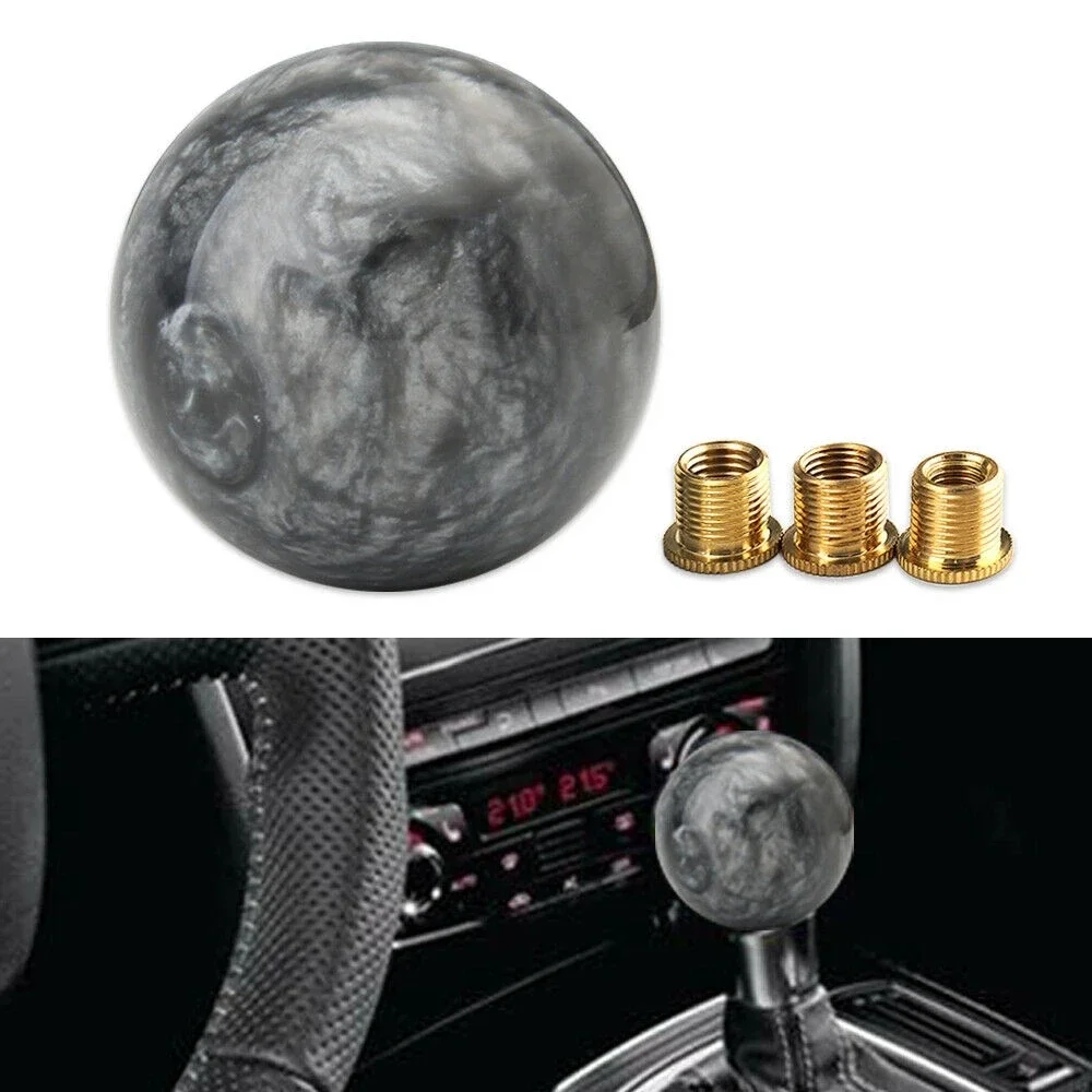 Personalized modification of car with cloud stone star gear, universal 54mm marble ball manual transmission converter